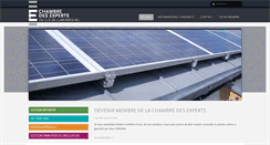 Desktop Screenshot of chambre-expert.lu